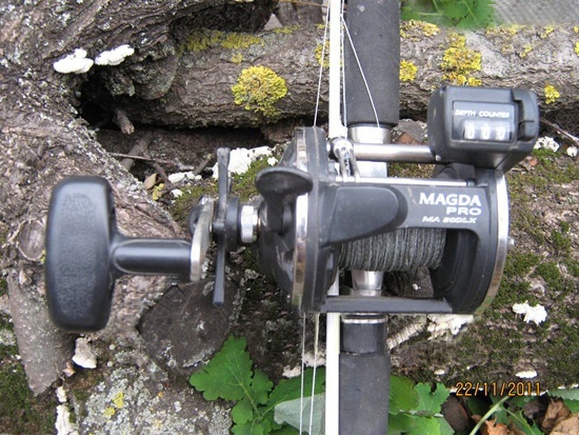 Мультипликаторная катушка OKUMA MAGDA PRO для ловли сома на квок.